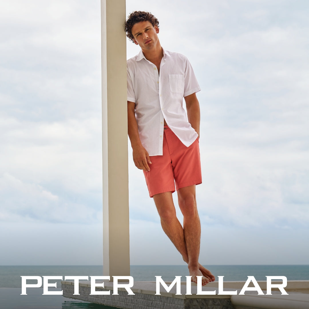 PETER MILLAR オレンジ ポロシャツ M PETER MILLAR オレンジ