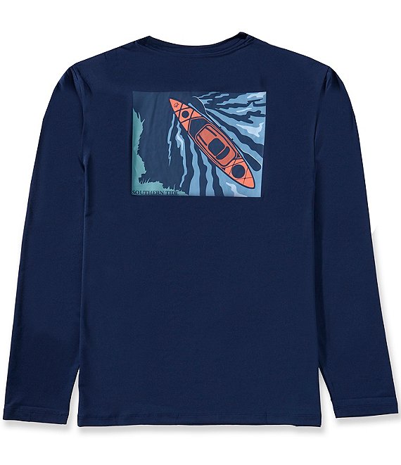 Kayak Marshview Performance T-Shirt Dress Blue