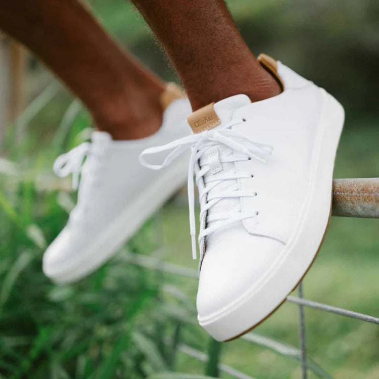 Lae'Ahi Li 'Ili Leather Sneaker Bright White