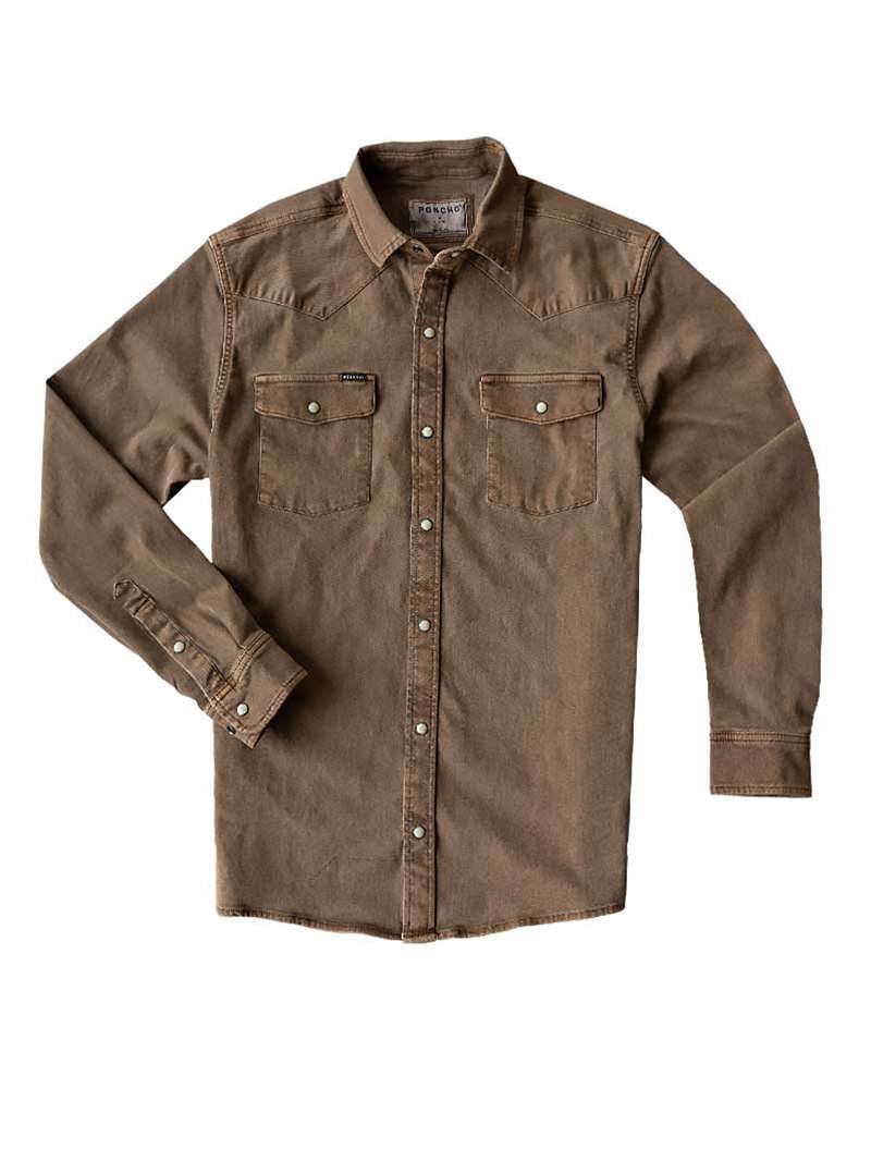The Cotulla Denim Western LS Shirt Slim Fit
