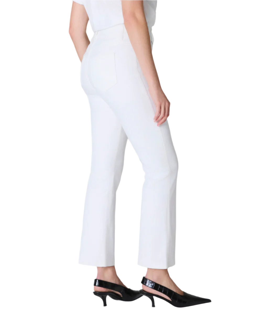 Ws Spanxshape Everywear Kick Flare Jeans White