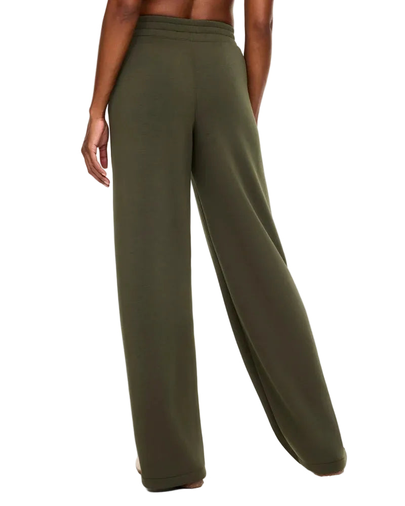 Ws AirEssentials Pleated Wide Leg Pant Monstera