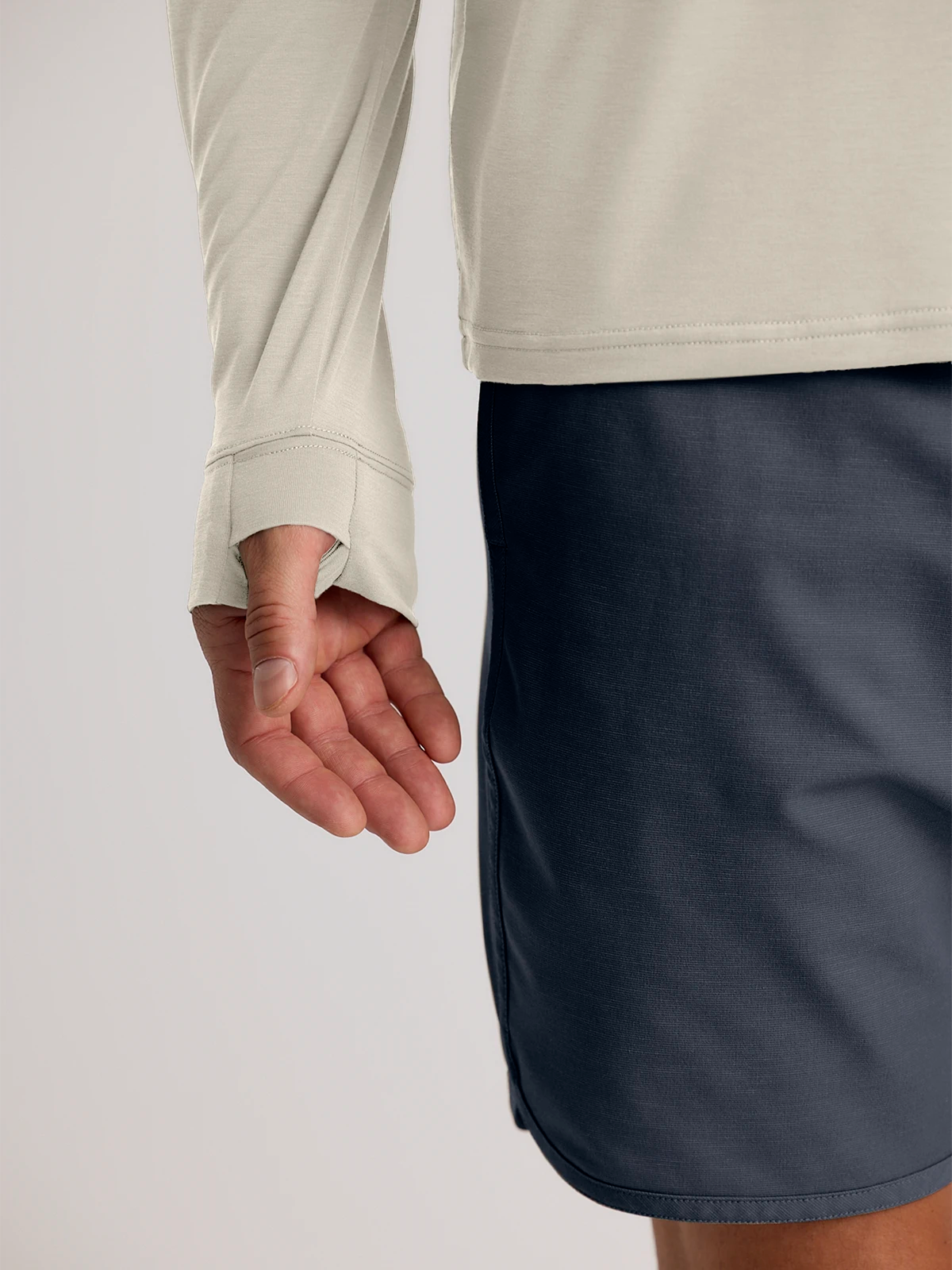 Ws Elevate Lightweight Hoodie Heather Birch