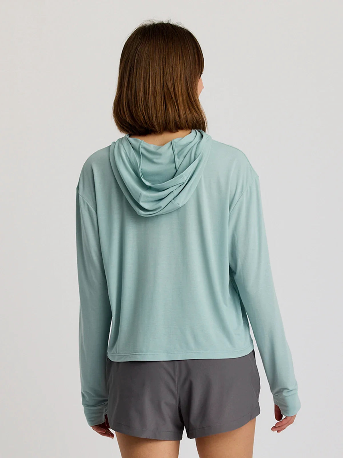 Ws Elevate Lightweight Hoodie Ocean Mist