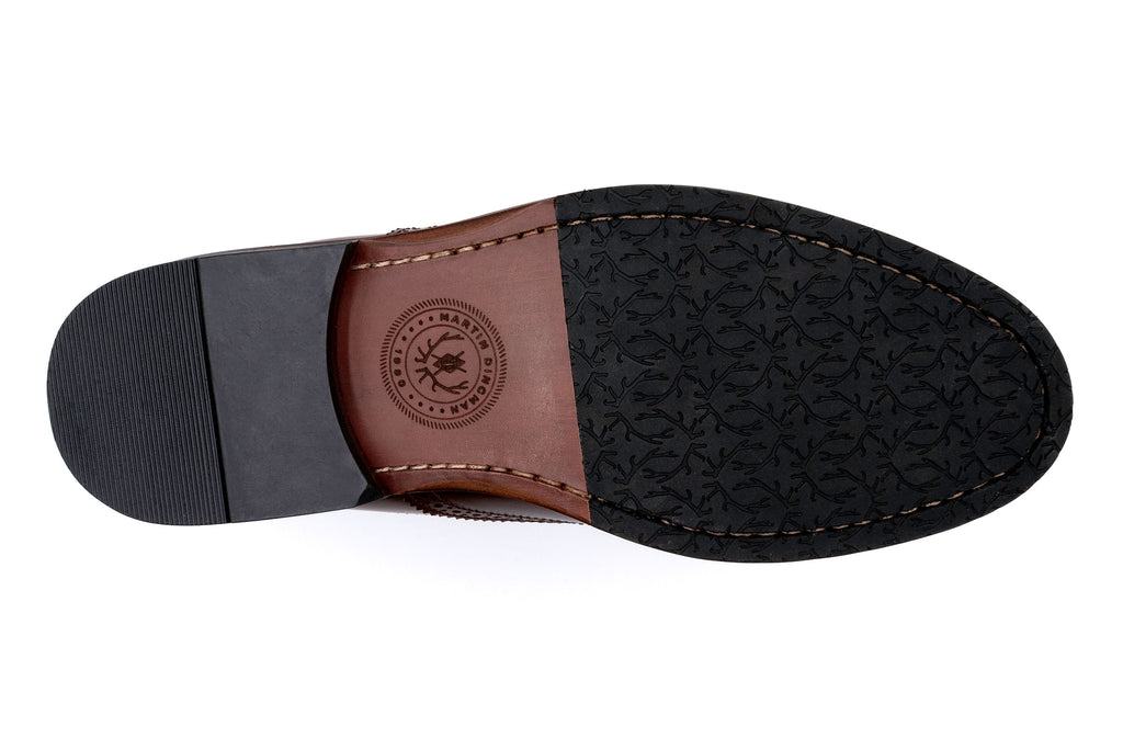 Old Row Wingtip Oiled Boot Cigar