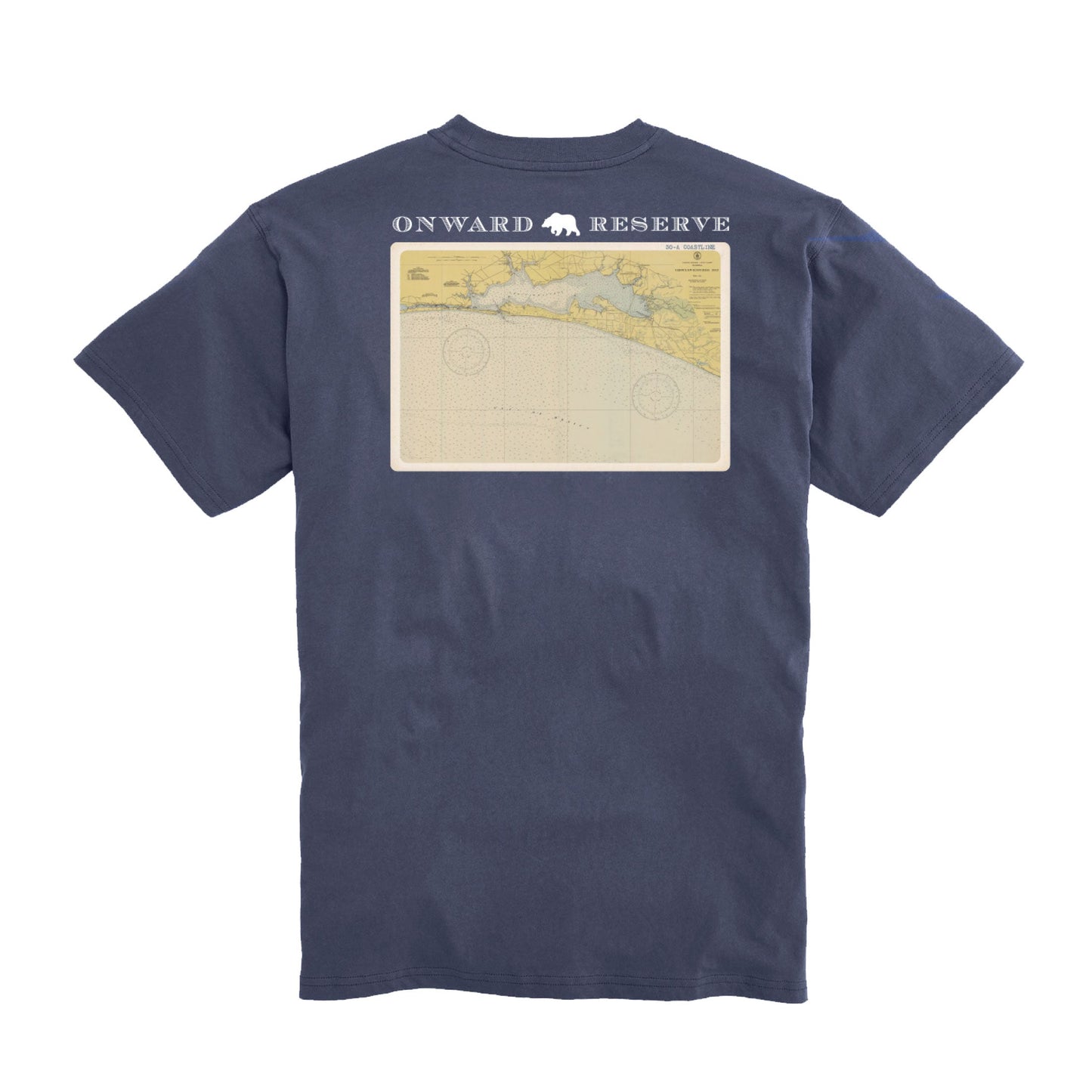 30A Coastline Postcard T-Shirt Dark Denim