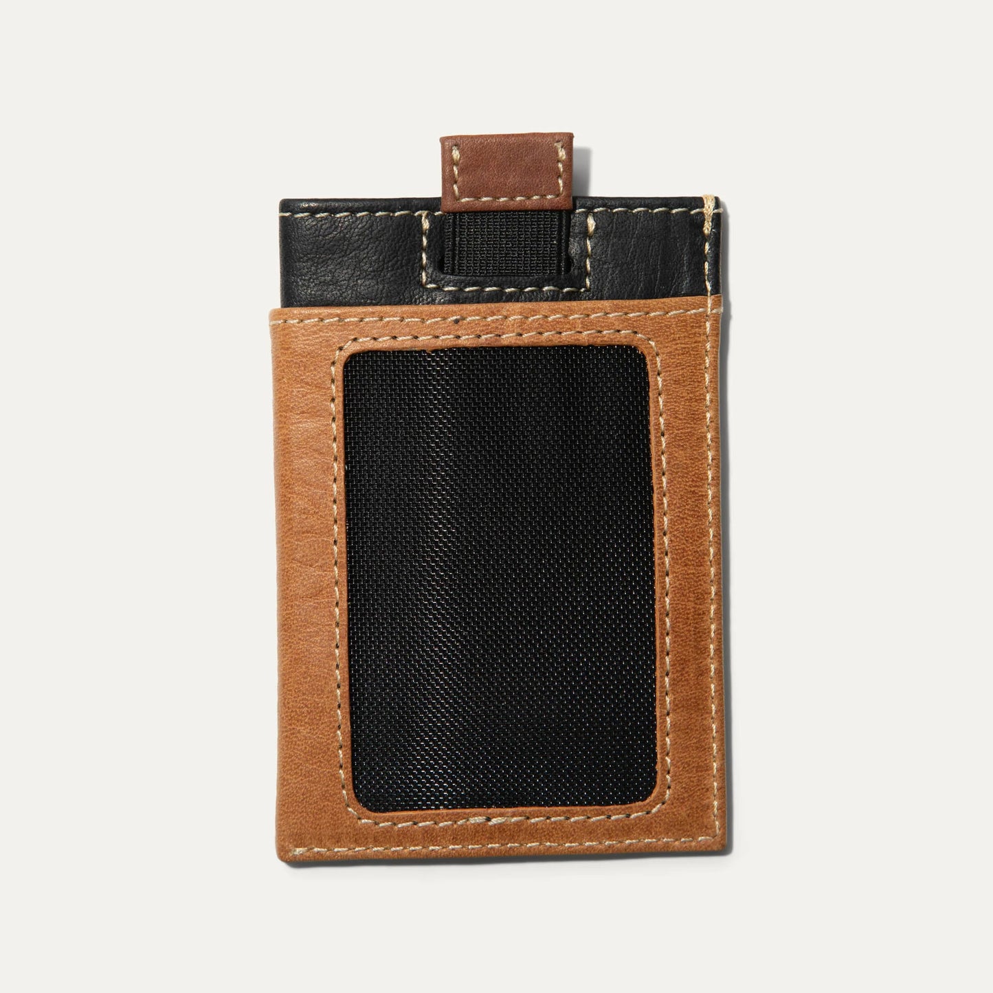 Mondrian Card Ejector Cognac/Black/Tan