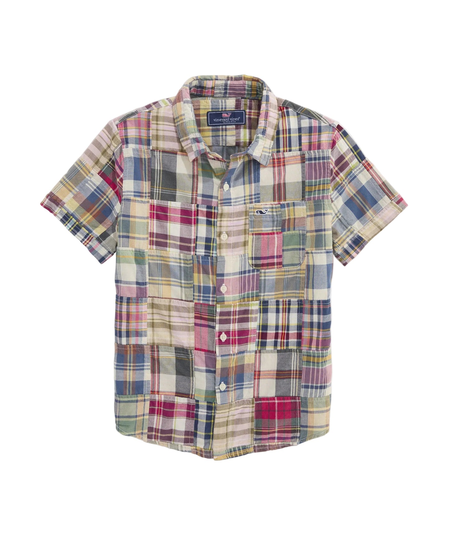 Madras Patchwork SS Shirt
