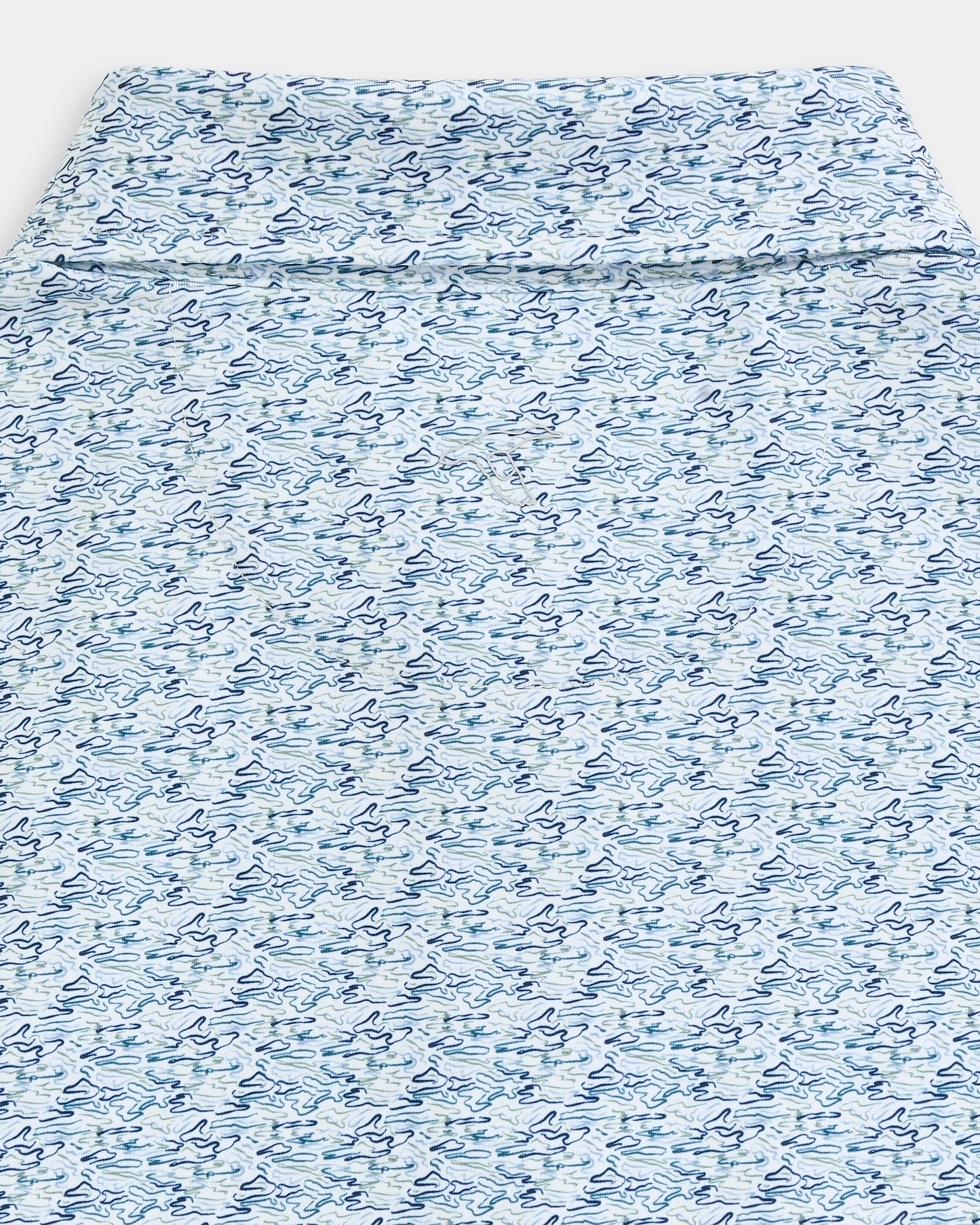 Ripple Effect Printed Polo Serene