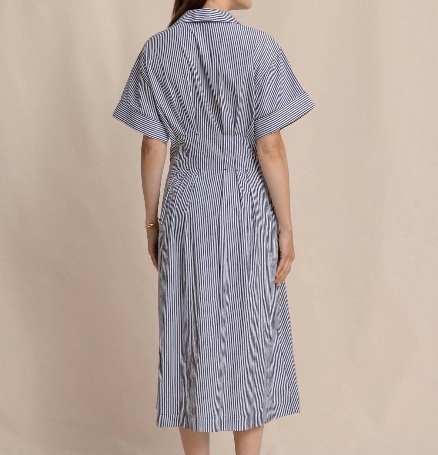Ws Bobbie Tucked Waist Shirtdress Dress Blue