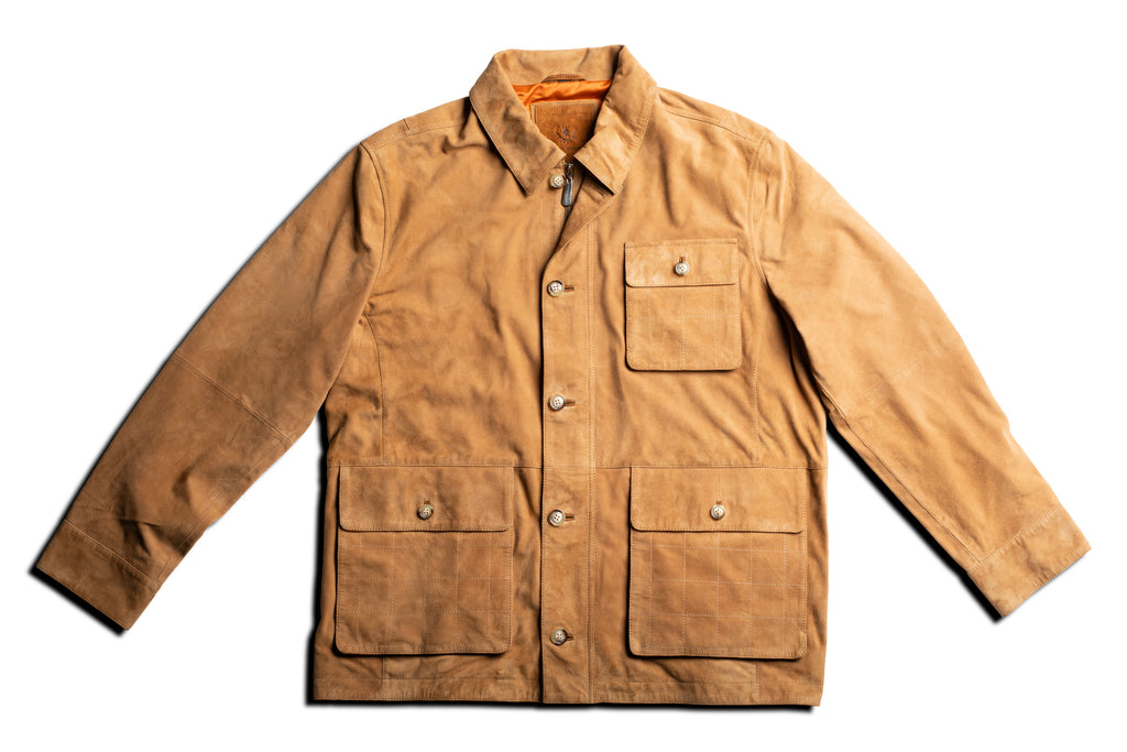 Greystone Goat Suede Safari Jacket British Tan