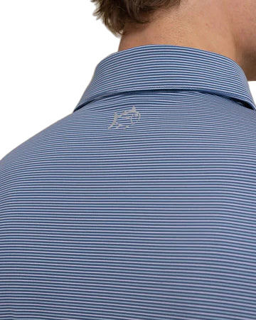 Brrr-eeze Baytop Stripe Polo Aged Denim