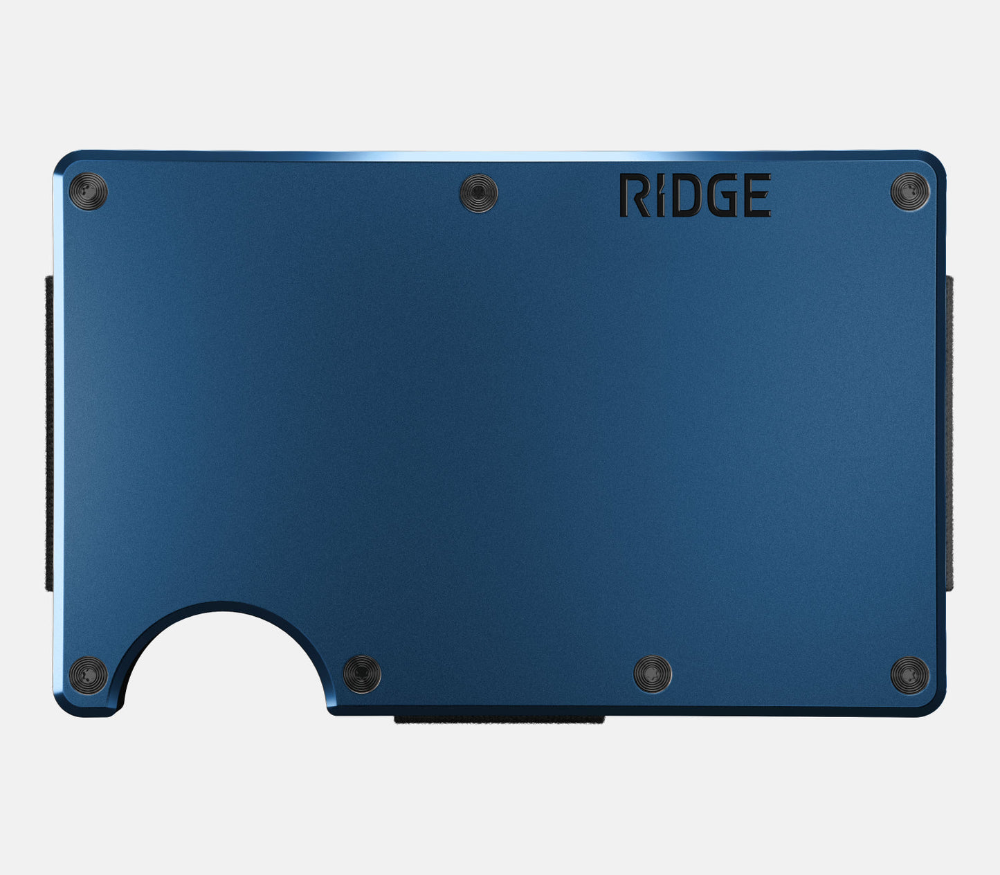 The Ridge Wallet (Alluminum) Cash Strap Navy
