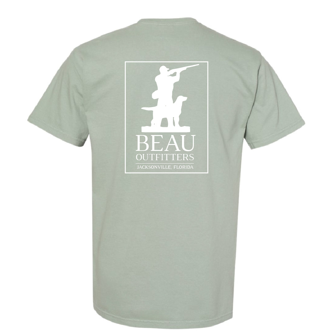 SS Beau Original Logo T-Shirt Bay Green - Beau Outfitters