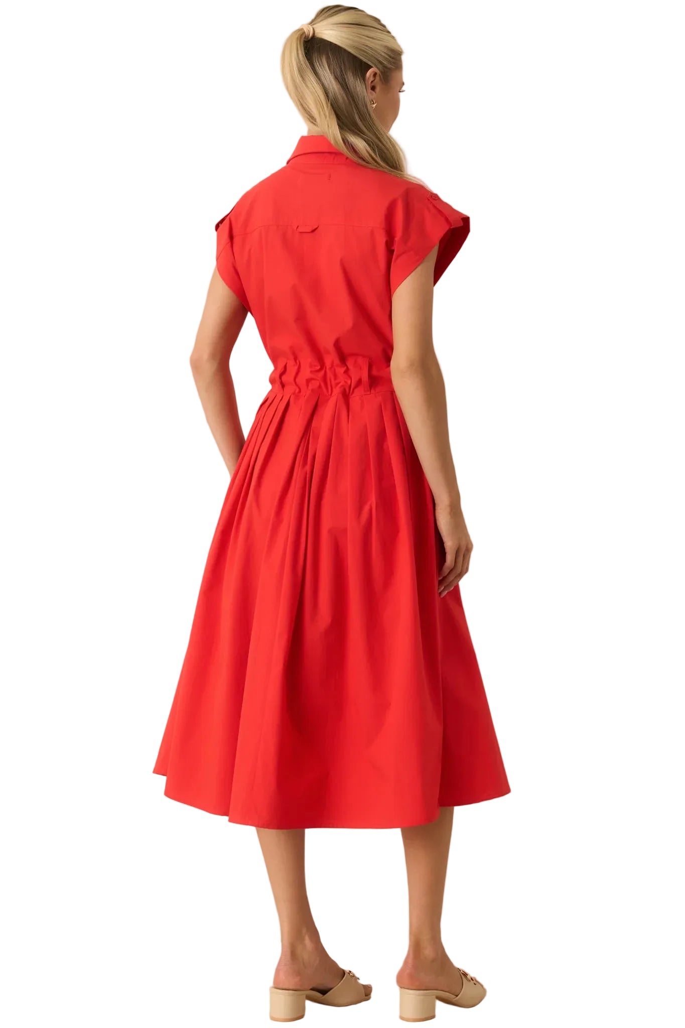 Ws Lana Midi Dress Very Cherry