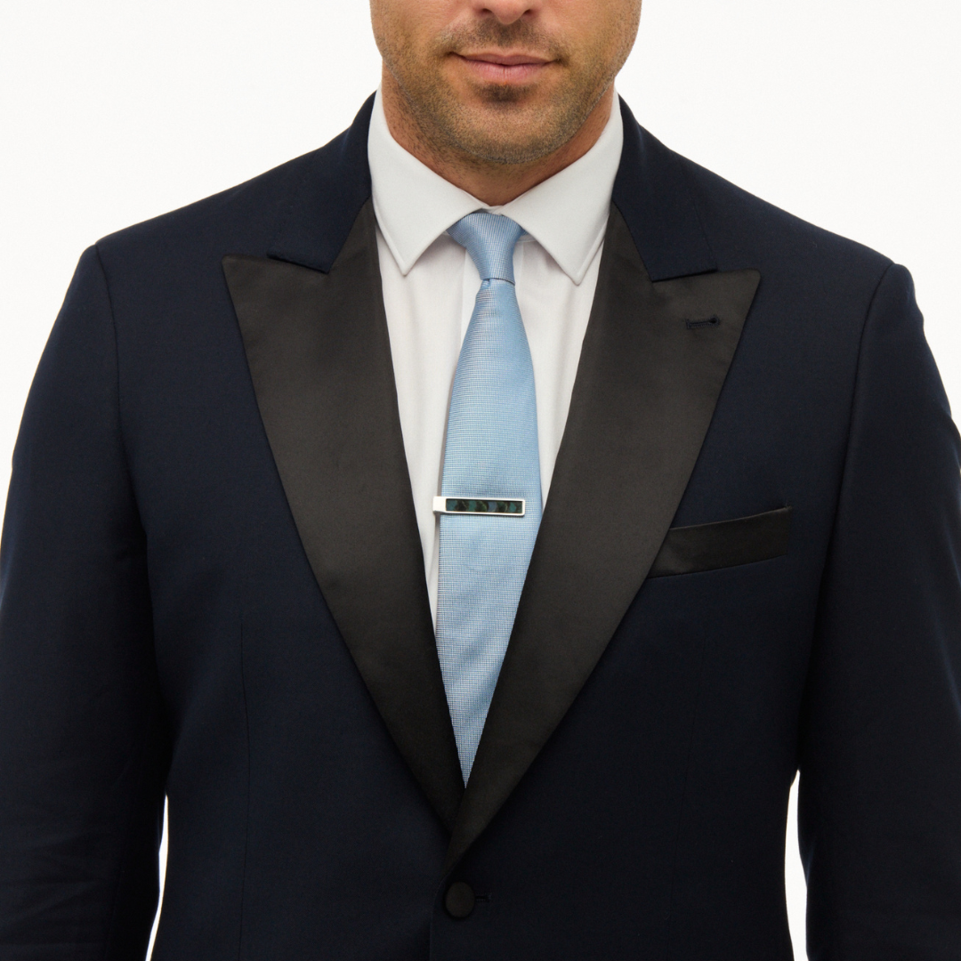 Succession Tie Clip Navy Lady