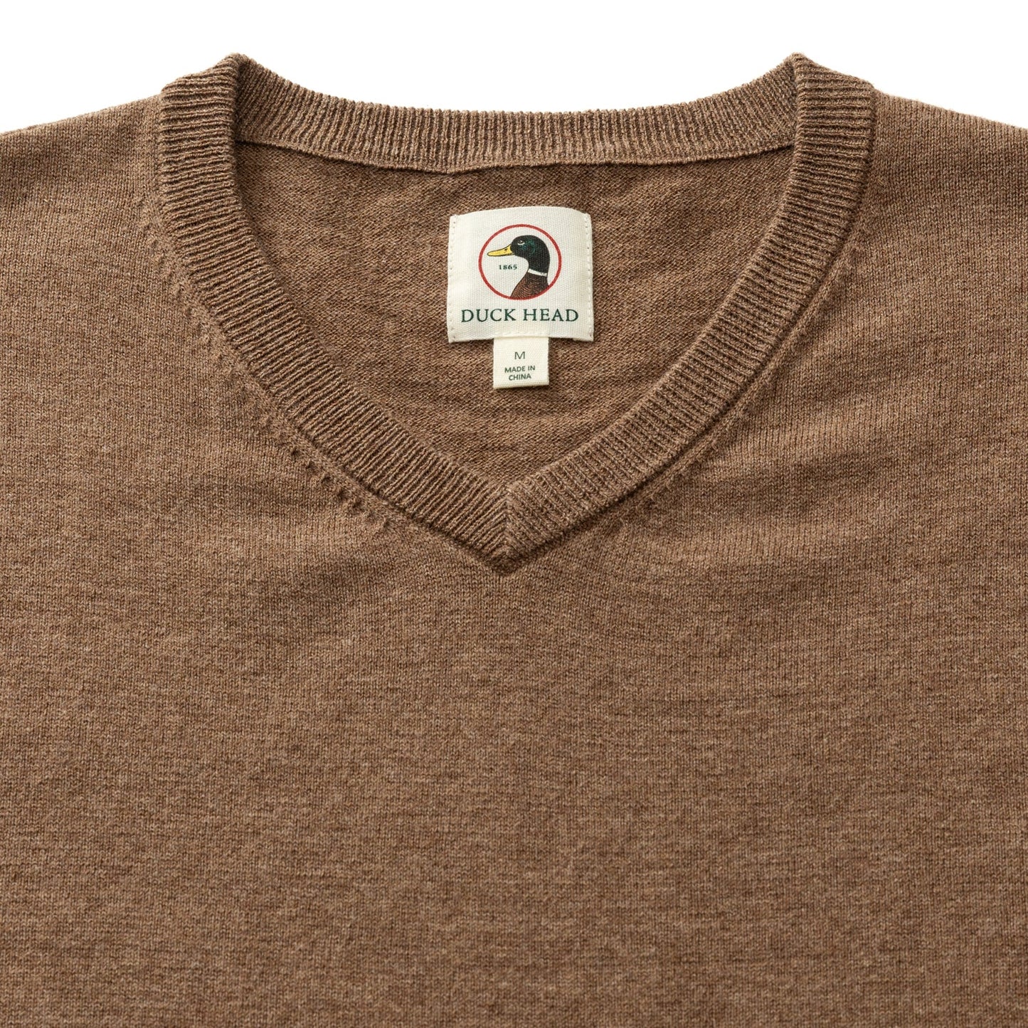 Buckley Merino V-Neck Sweater Dark Oak