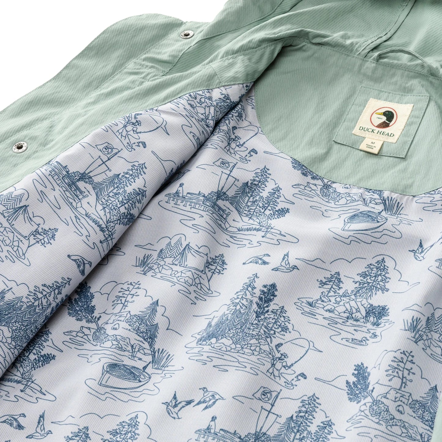 Drifter Weather Resistant Jacket Silver Blue