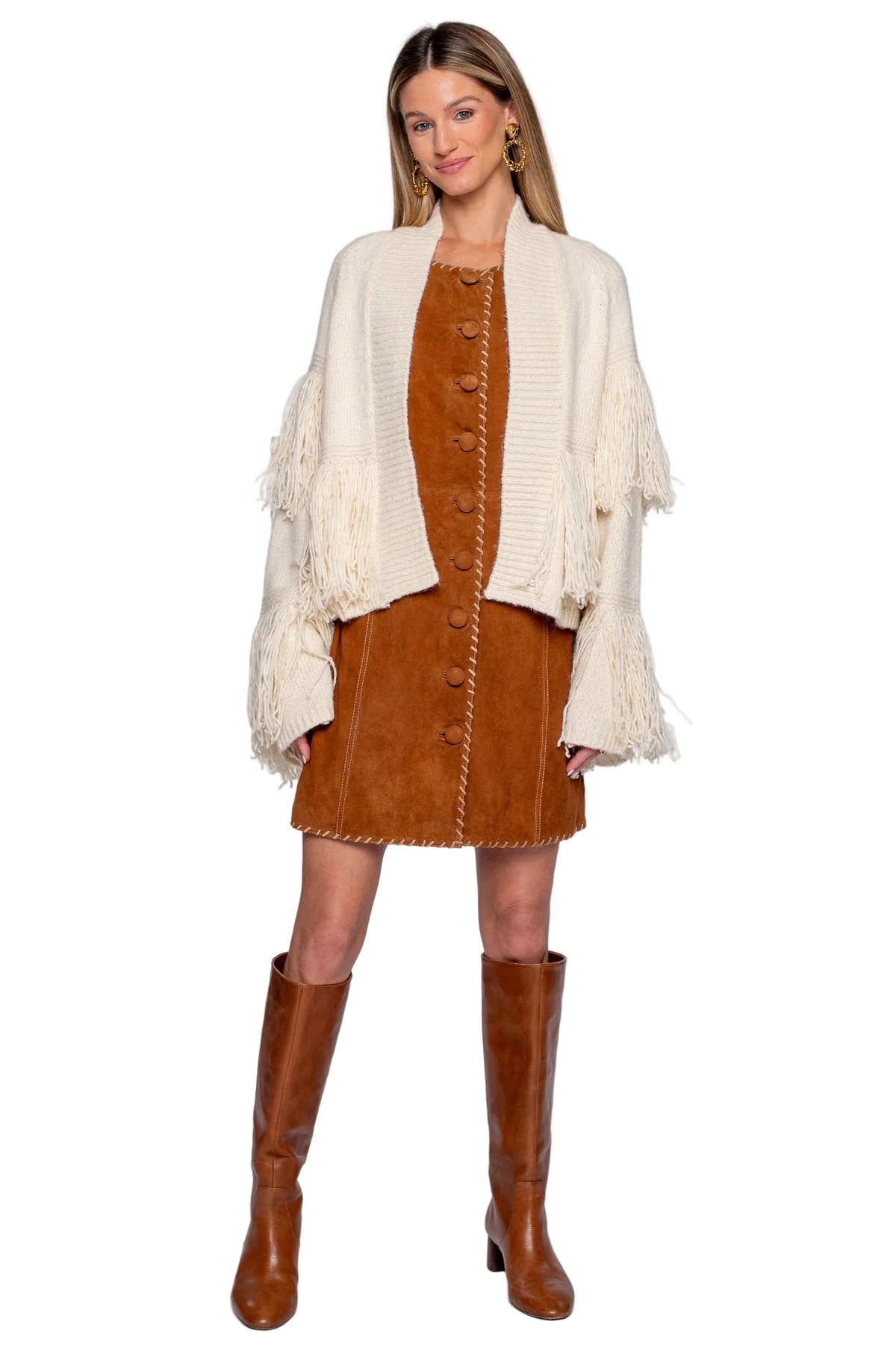 Ws Carmen Cardigan Ivory