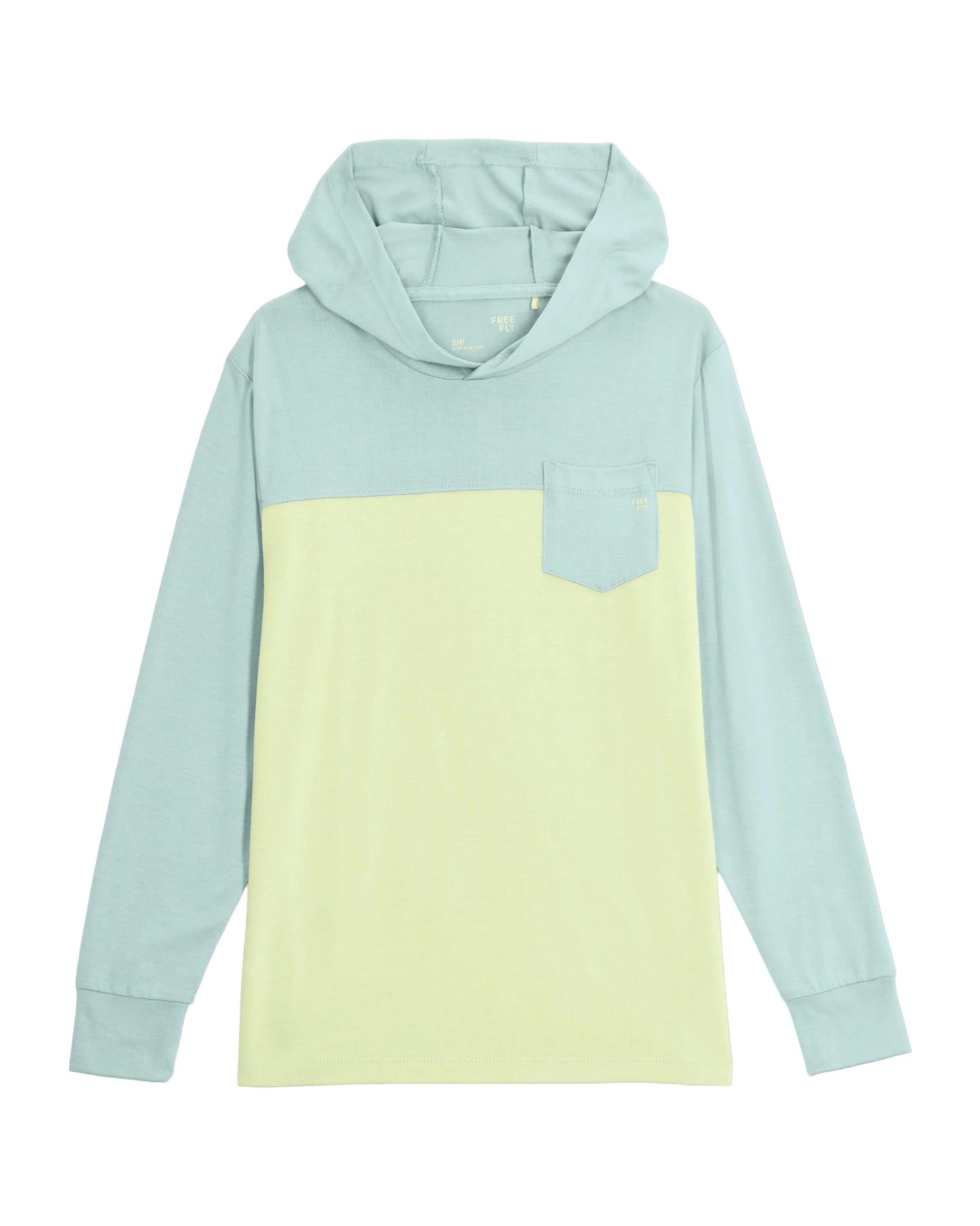 Toddler Bamboo Shade Hoodie Tropic Sea / Lime