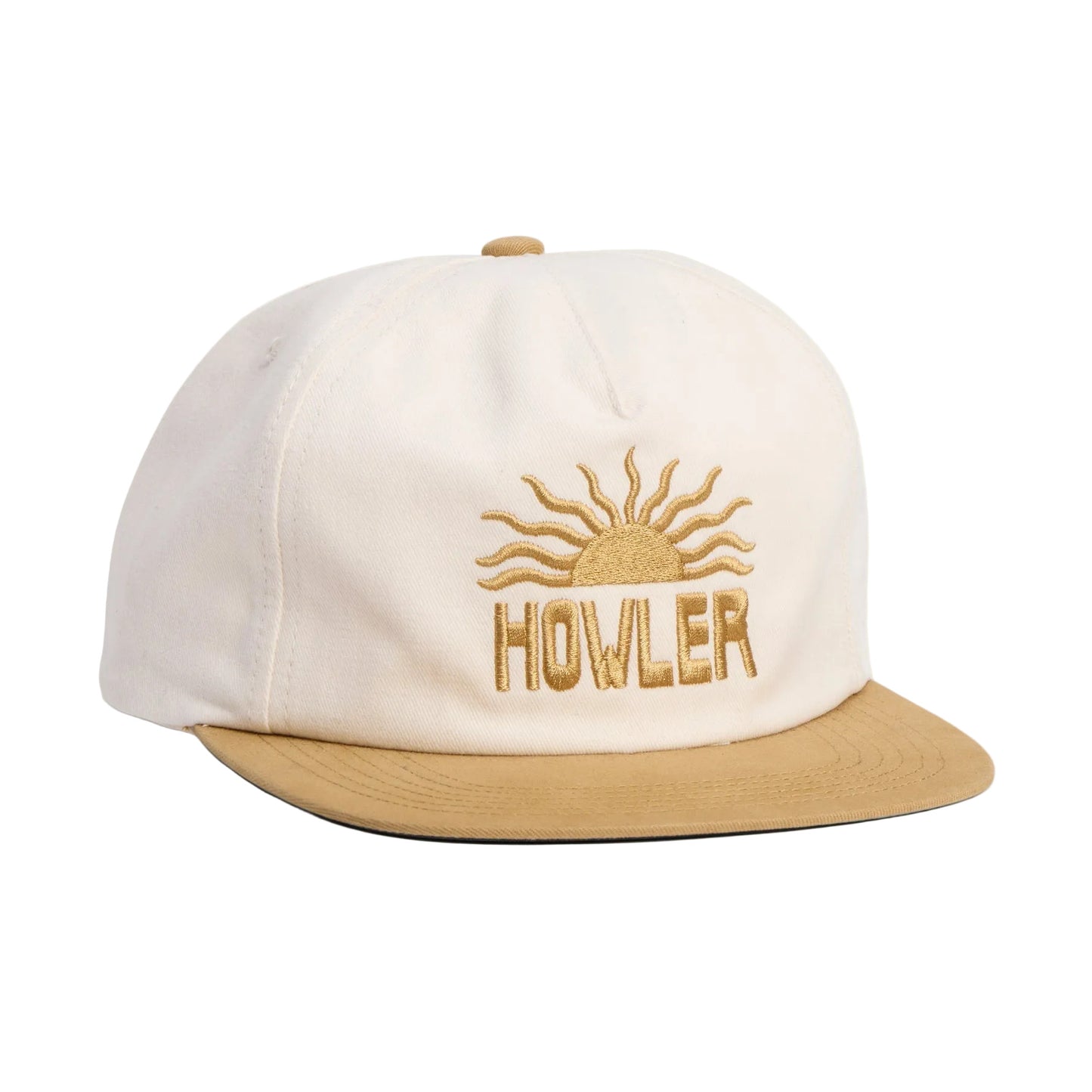 El Sol Unstructured Snapback Hat White
