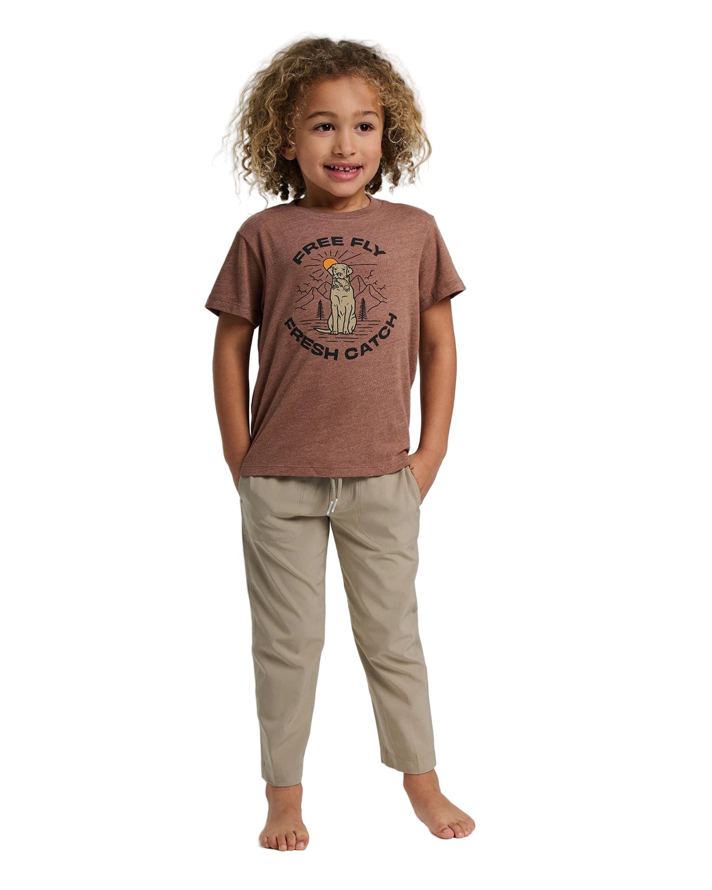 Toddler Fresh Catch SS T-Shirt Nutmeg