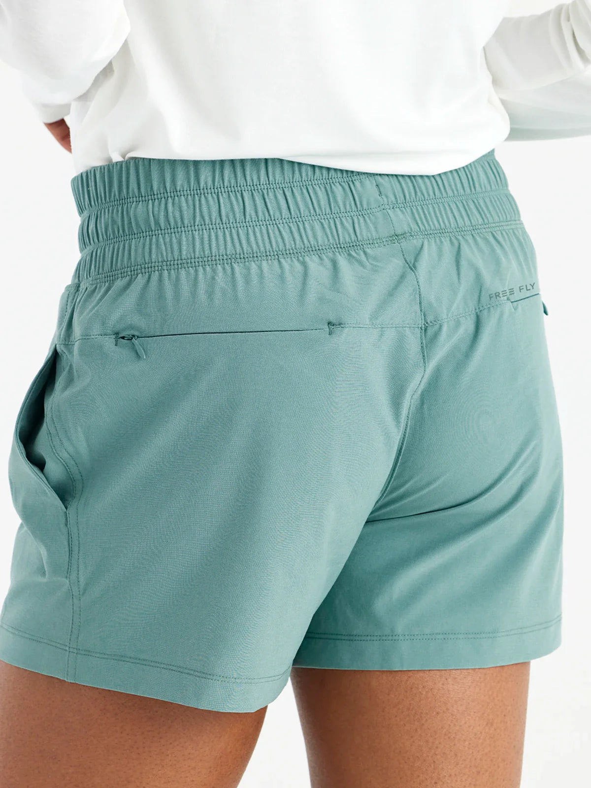 Ws Pull On Breeze Short Sabal Green