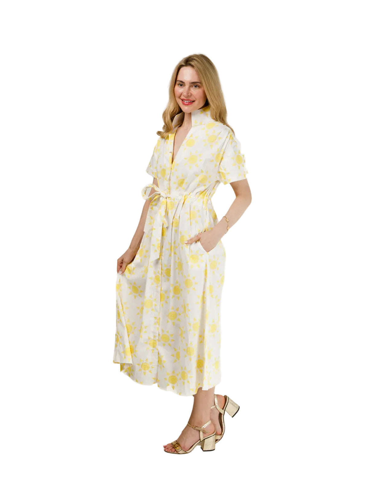 Ws Bria Dress Lemon Sunshine
