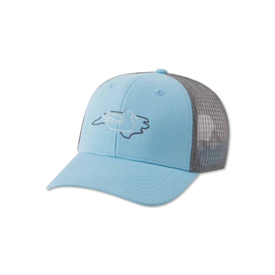 Original Outline SM Trucker Hat Lt Blue