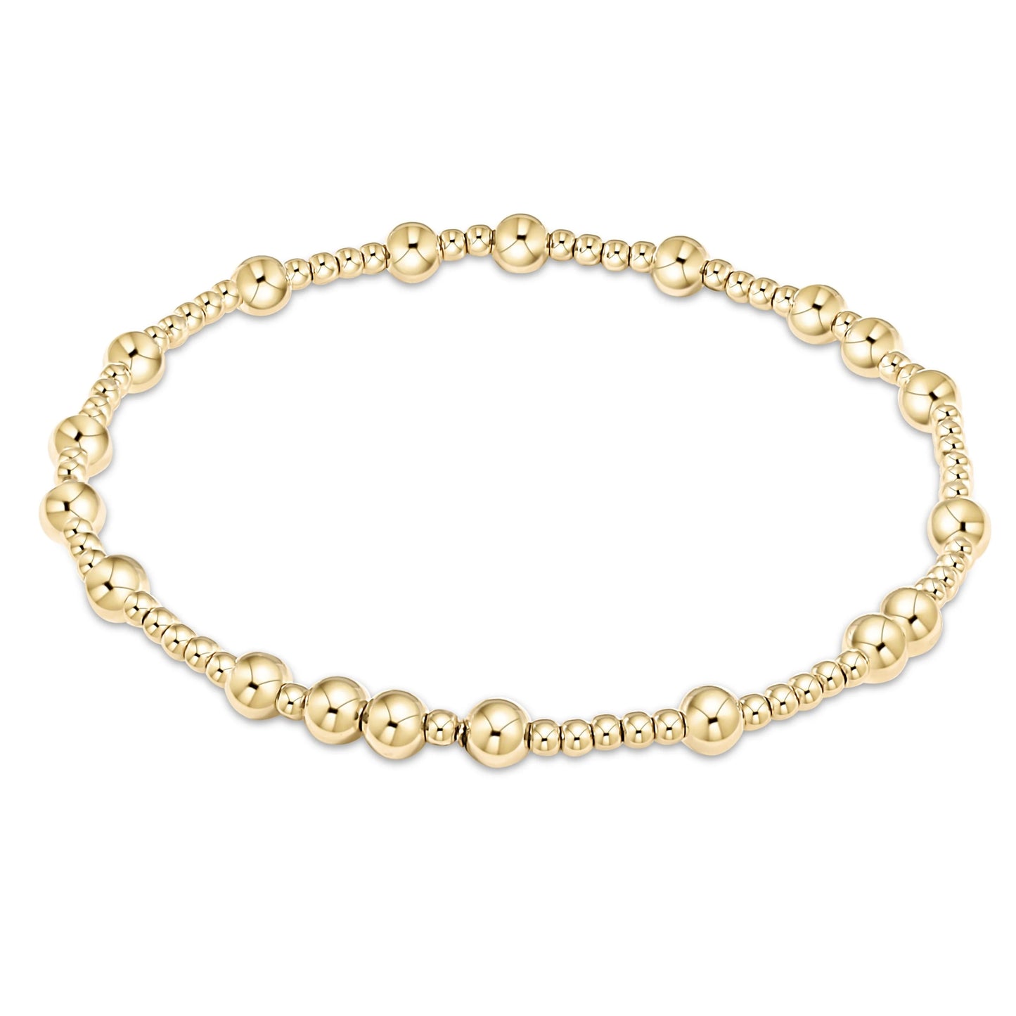 Extends Hope Unwritten 4mm Bead Bracelet Gold