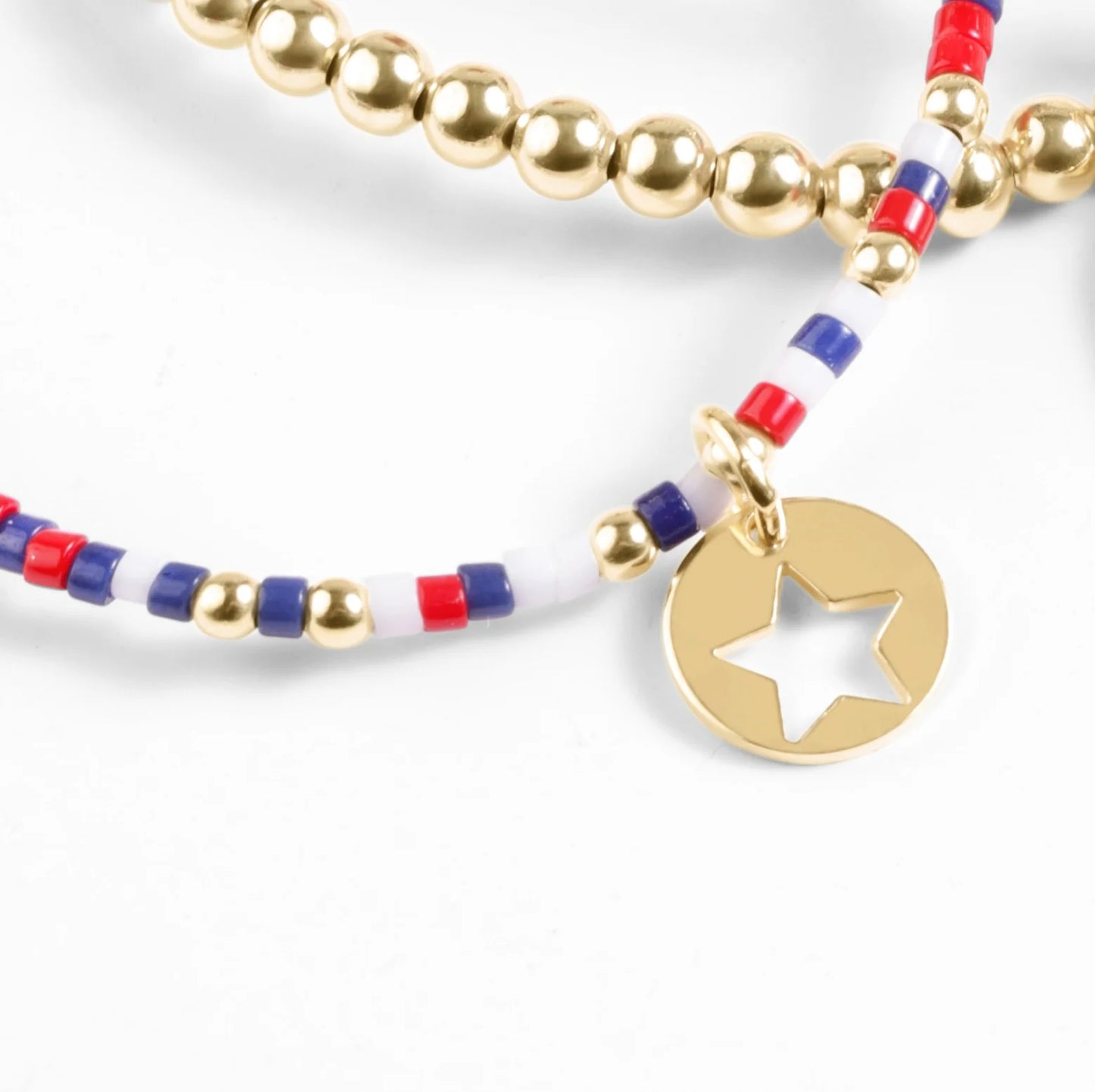 A250 Hope Unwritten Bracelet Firecracker Star Small Gold Disc