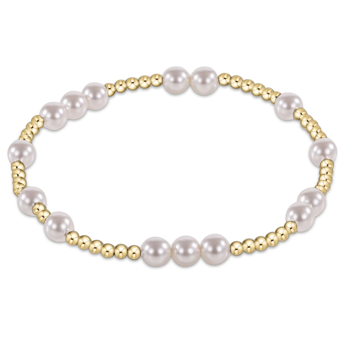 Hope Unwritten 5mm Bead Bracelet Pearl - Beau Outfitters