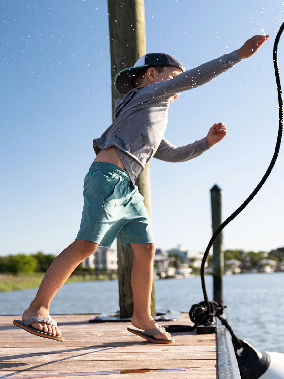 Toddler Breeze Short Aspen Grey