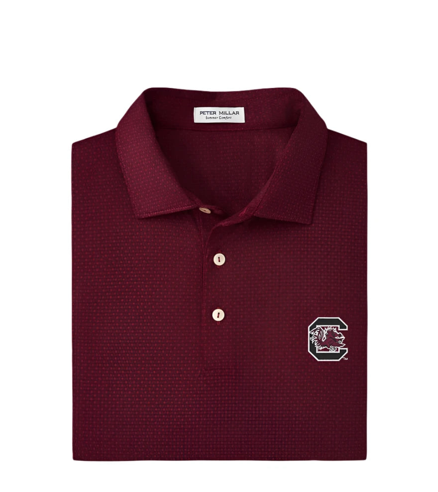 South Carolina Tesseract Polo Maroon