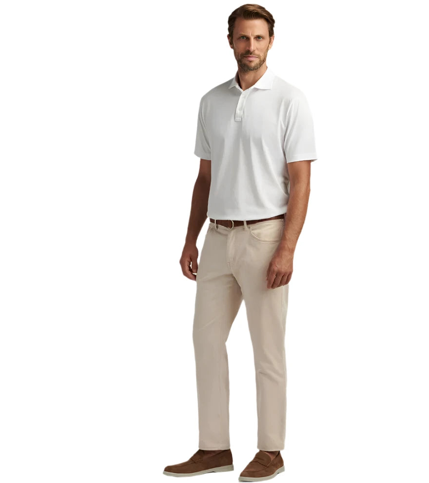 Signature Sateen 5-Pocket Pant Sand