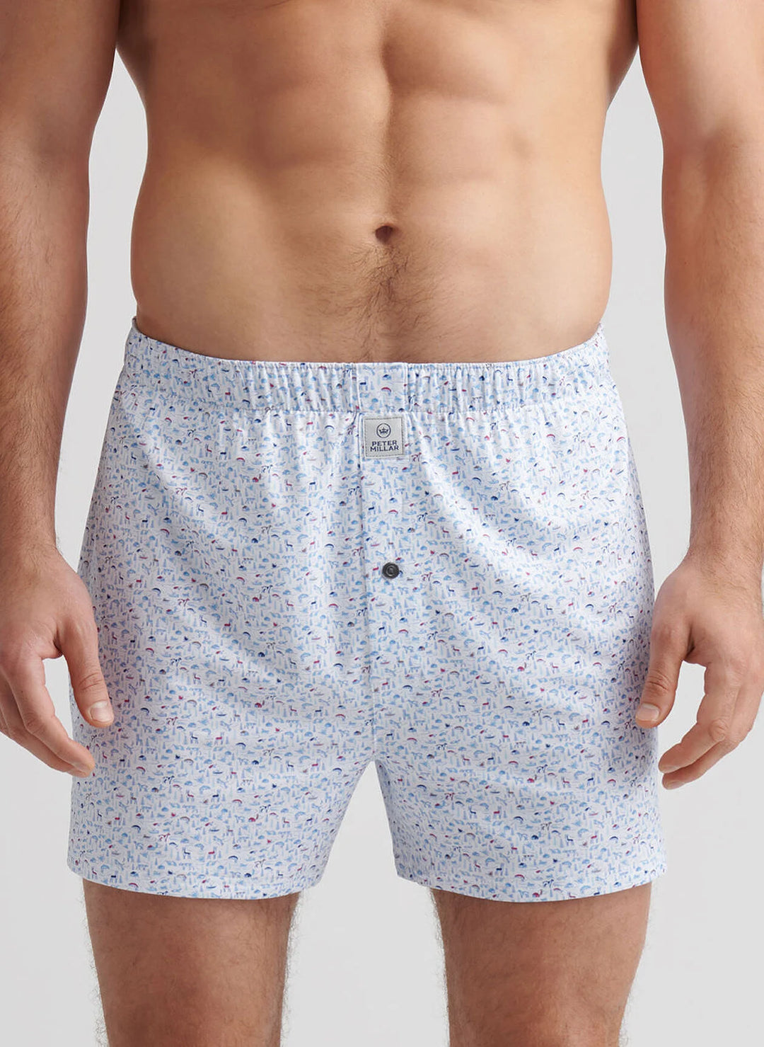 On The Hunt Perf Boxer Short White