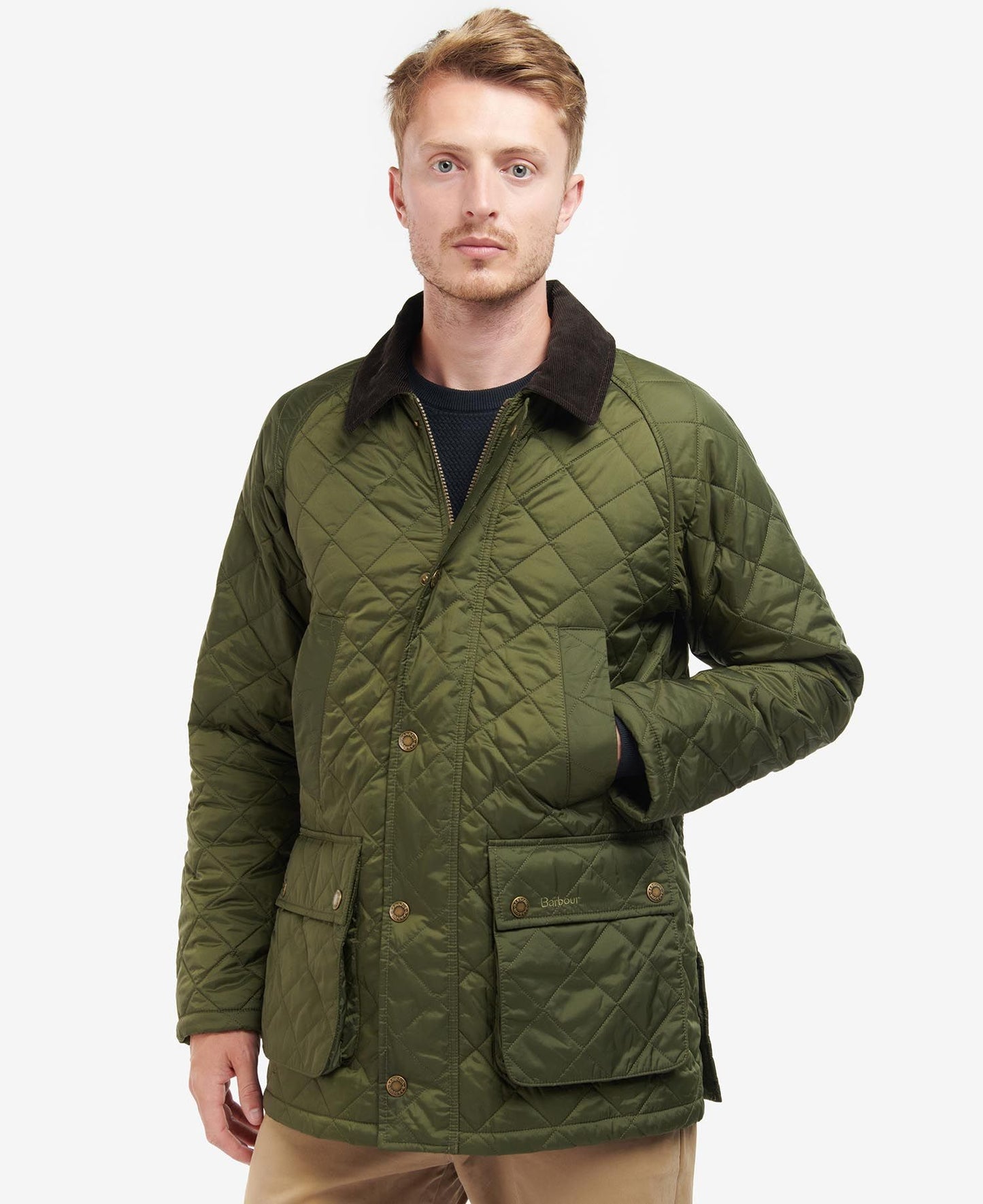 Ashby Quilted Jacket Olive - Beau Outfitters