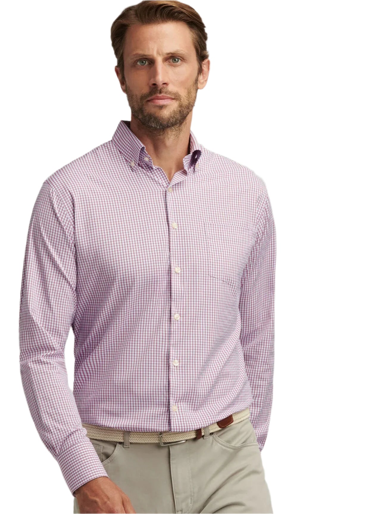 Derwent Performance Twill Sport Shirt Geranium