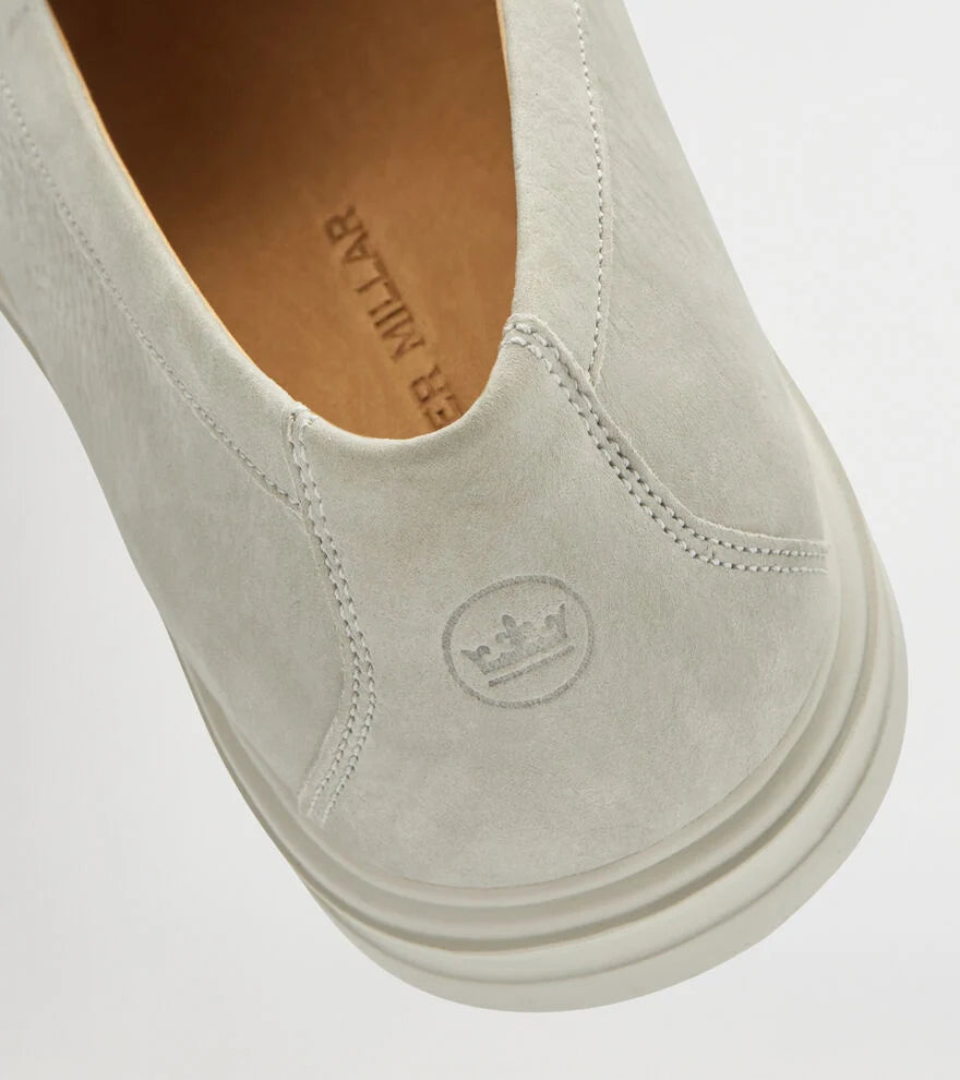 Excursionist Nubuck Loafer Pearl Grey
