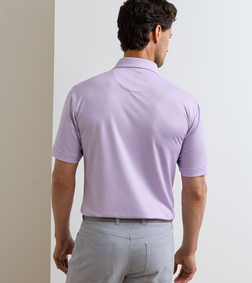 Ashgrove Perf Jersey Polo Purple Iris