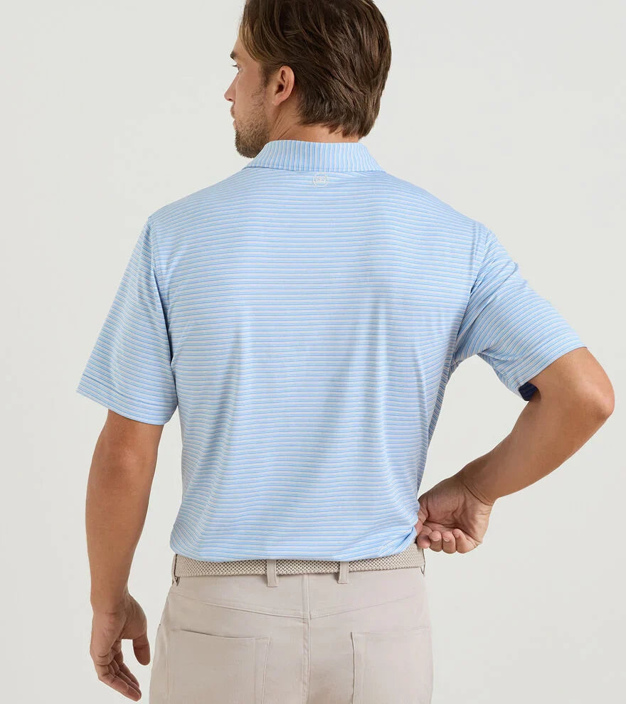 Owens Performance Polo Cottage Blue