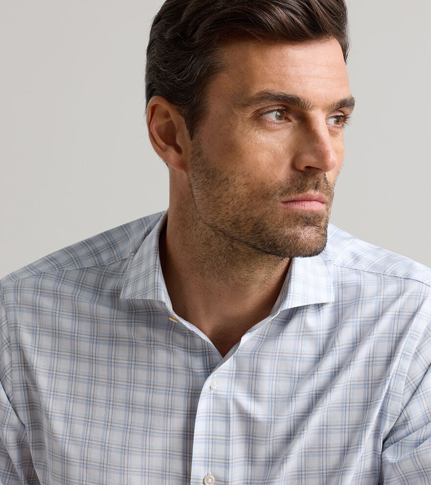 Bechtle Poplin Shirt Iris Mist