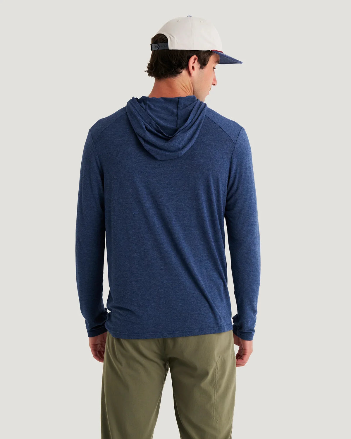 Bamboo Shade Hoodie Heather True Navy