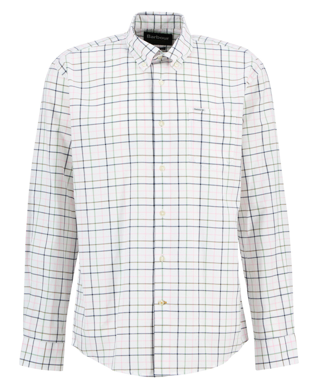 Barbour Caswell Tattersall Regular Fit Shirt Pink