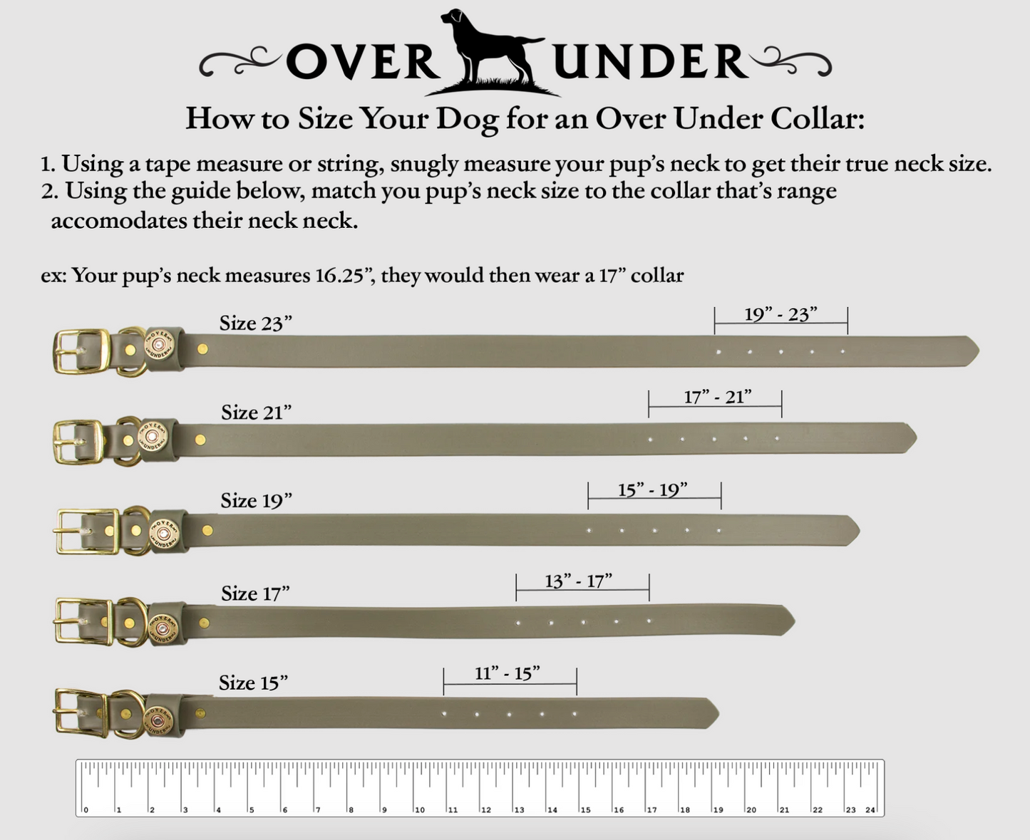 Water Dog Collar - Brown - Beau Outfitters