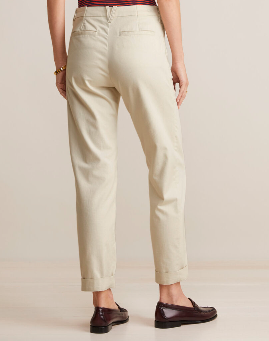 Ws Classic Chino Pant Stone - Beau Outfitters