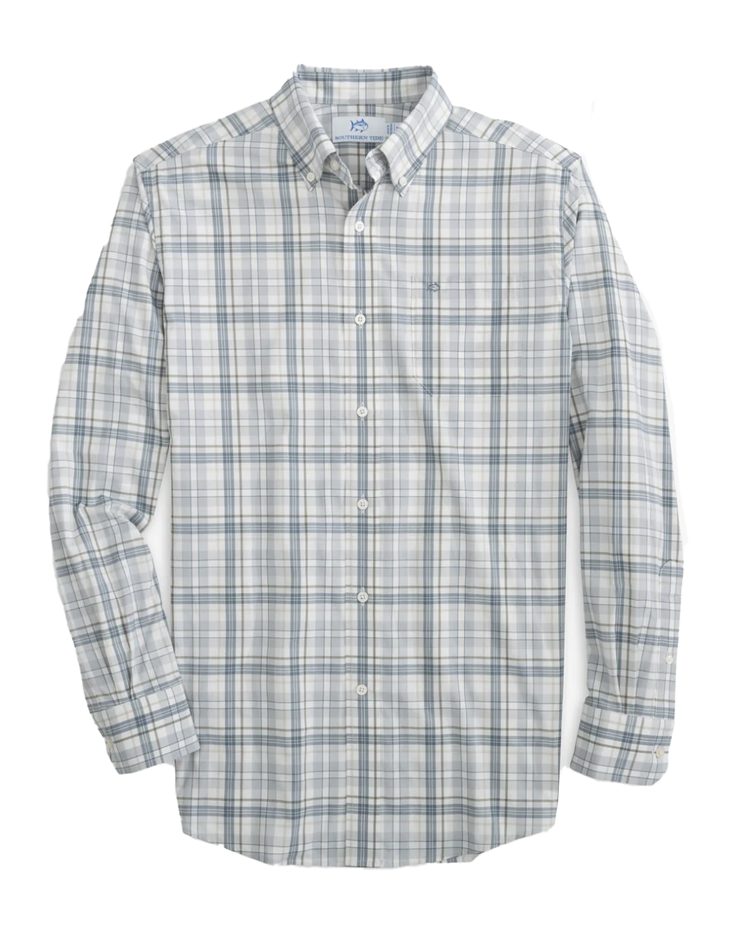 Cisco Brewers Southern Tide Oyster Print Buttonn Down Shirt