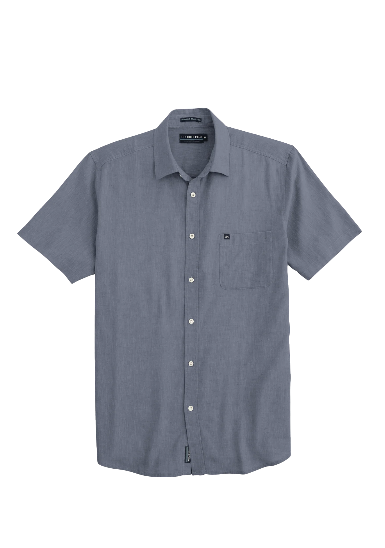 Rumfront Solid SS Shirt Slate