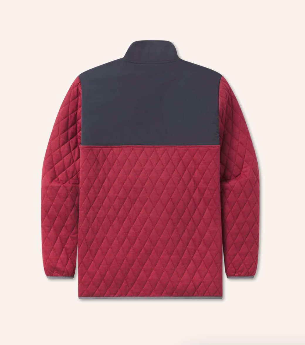 Bighorn Quilted Pullover Crimson