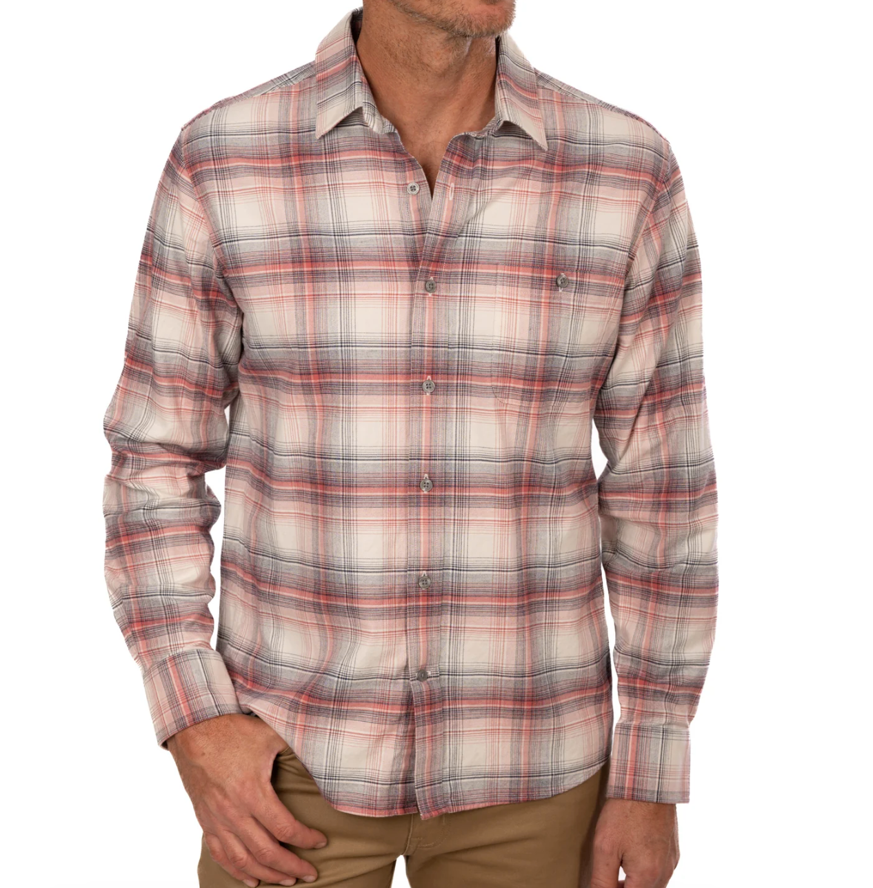 Broadmarsh Flannel Shirt Oatmeal